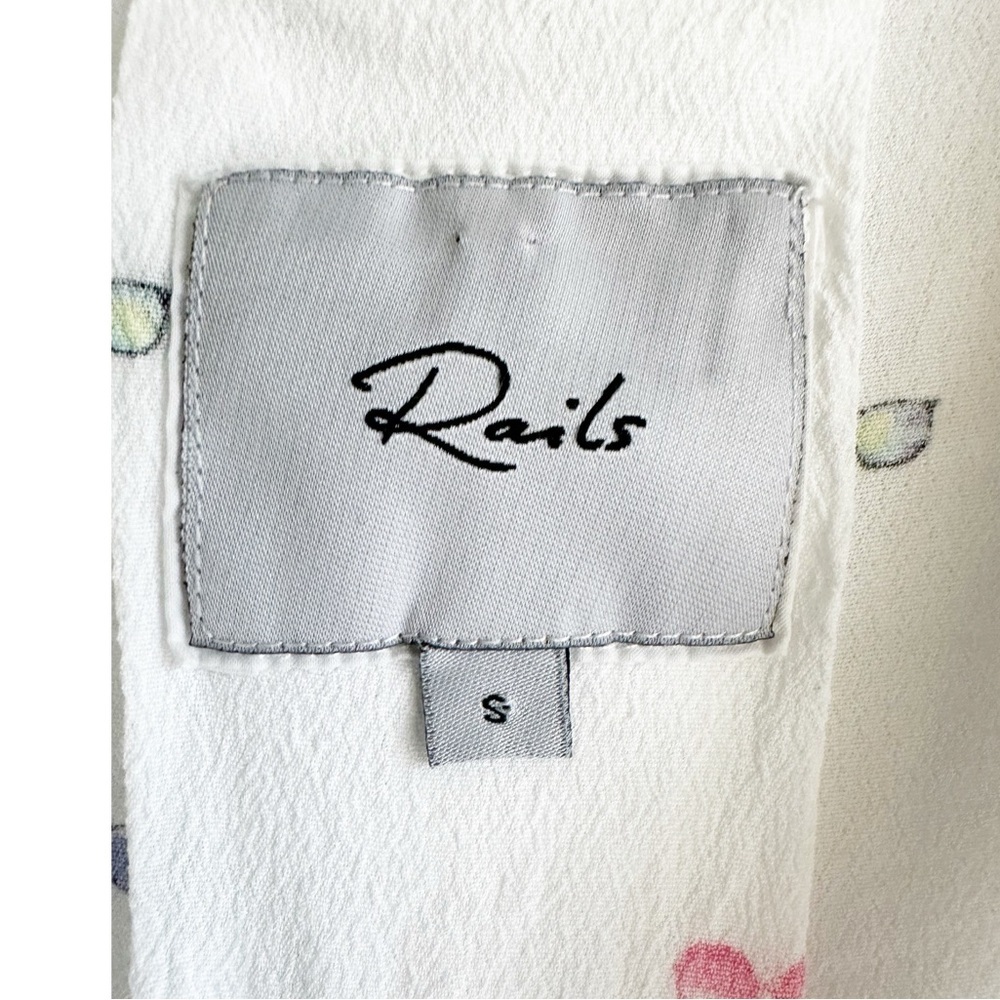 Rails Chase Sunglass Print Short Sleeve Button-Up… - image 4